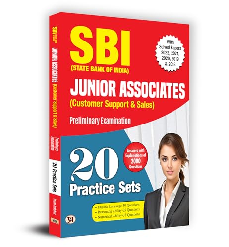 SBI Junior Associates 2023 Preliminary Examination 20 Practice Sets by Team Prabhat