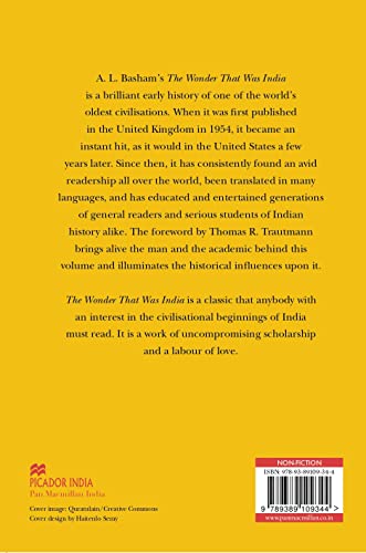 The Wonder That Was India: Volume I