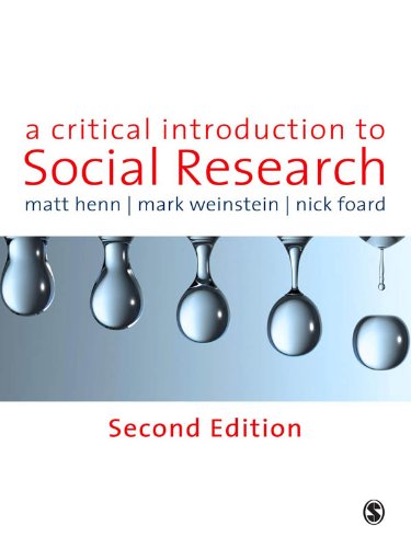 A Critical Introduction to Social Research (English, Paperback, Henn Matt)Be the first to Review this product book cover