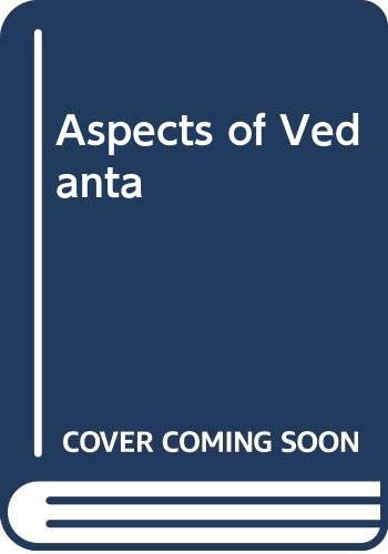 Aspects of Vedanta book cover