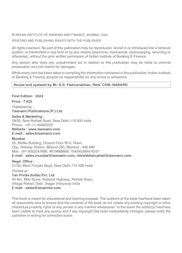 IIBF X Taxmann's Inclusive Banking Through Business Correspondents (Advanced Course) | Bengali – Essential resource for persons who will be acting as full-fledged BCs & managing CSPs