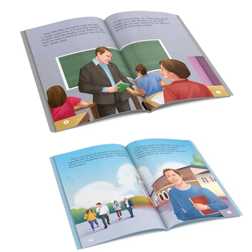 Story Books for Kids - World's Greatest Entrepreneurs (Set of 5 Books) (Illustrated) - Biographies for Kids - Elon Musk, Bill Gates, Jeff Bezos, Steve Jobs, Henry Ford - Age 6+