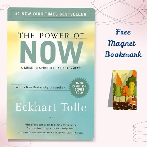 The Power of Now by Eckhart Tolle With Free Magnet Bookmark
