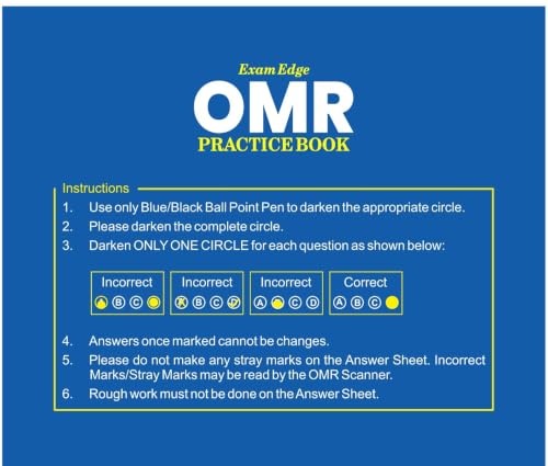 CLAT & TGT OMR Practice Book | 120 MCQs per Sheet | 50 Sheets Premium Answer Pad for Law Entrance, TGT, PGT & Government Exams