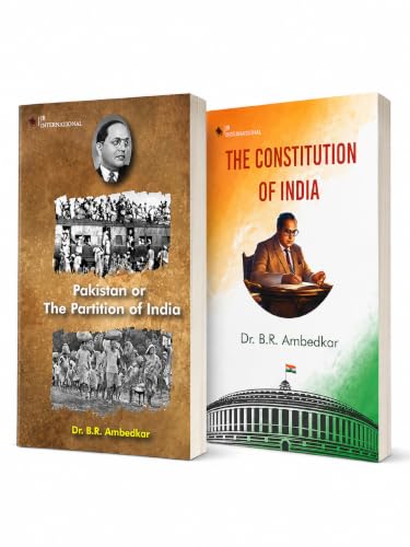 The Constitution of India (English) + Pakistan or The Partition of India (English) | Combo Set of 2 Books | Dr. B.R. Ambedkar | For UPSC, Law & Polity Students | Paperback
