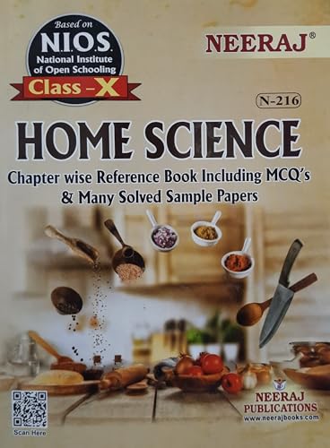 NIOS HOME SCIENCE Study Guide Class 10 (Open Board) New ENGLISH Edition