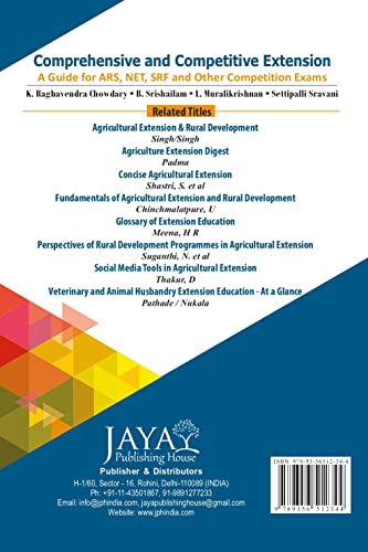 Comprehensive and Comptetive Extension: Guide for ARS, NET, SRF & other Competitive Exams