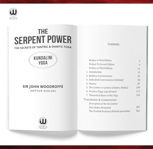 The Serpent Power | The Secrets Of Tantrik And Shaktik Yoga | Introduction To Tantra Sastra | Kundalini Yoga | Sir John Woodroffe | Arthur Avalon ... Bhairav Vigyan Prayog Prabhav Siddhi |