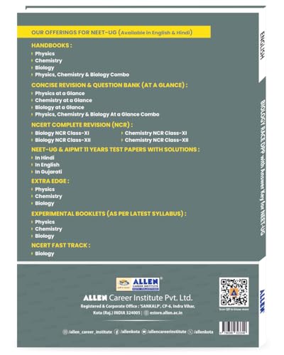 ALLEN Biology RACE DPP with Answer Key for NEET-UG in English