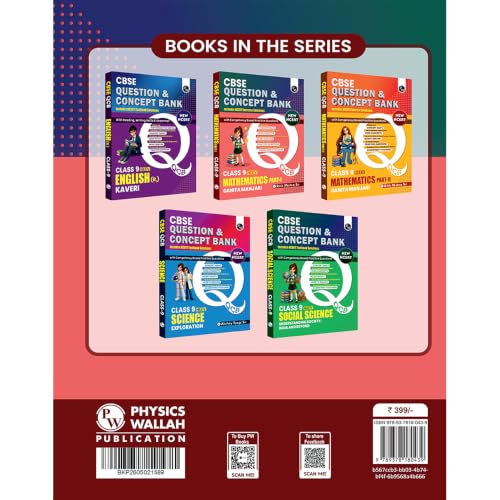 PW CBSE Class 9 Maths Ganita Manjari-1 New NCERT 2026-27 Question and Concept Bank with NCERT Textbook Solutions and Competency Based Questions By Ritik Sir