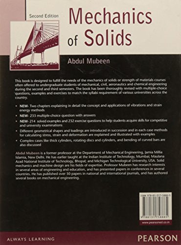 Pearson Mechanics of Solid, 2e
