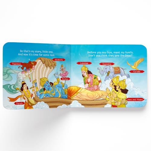 My Little Book of Dashavatara: Celebrate the Ten Avatars of Vishnu | Full-coloured, Illustrated Board Books on Hindu Mythology | Indian Gods & Goddesses for Kids | Age 3+