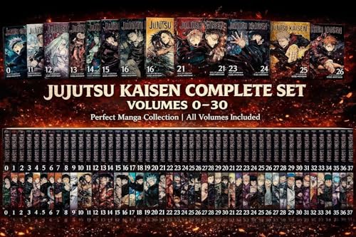 Jujutsu Kaisen Manga Box Set (Vol. 0-30) - Complete Collection Series 31 Books Collection Set (Jujutsu Kaisen books box set Vol 0-30) By Gege Akutami