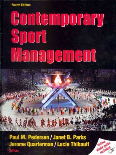 Contemporary Sport Management With Web Study Guide-4th Edition book cover