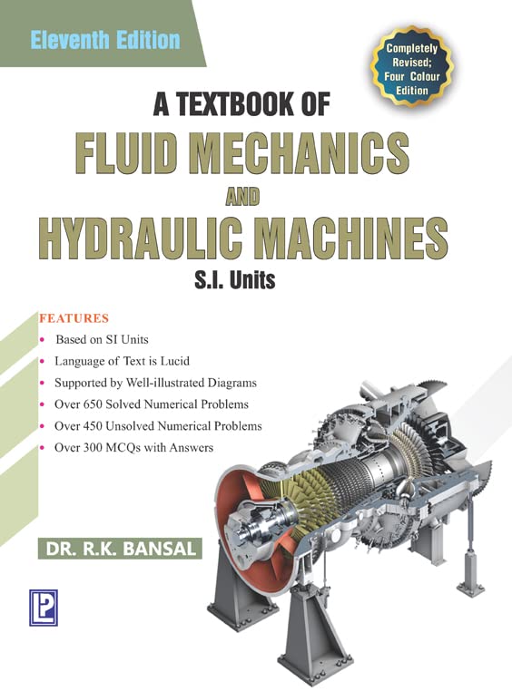 A TEXTBOOK OF FLUID MECHANICS AND HYDRAULIC MACHINES by R.K. Bansal (Author) book cover