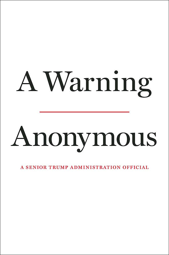 A WARNING book cover