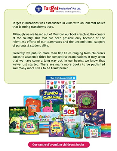 All in One Charts for Kids Age 2+ Years (72 x 49.5 cm) | 7 Charts | Alphabet, Numbers, Animals, Birds & Good Habits | Education Wall Posters with Pictures for Preschool & Nursery | Water Resistant
