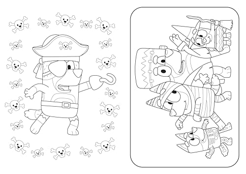 Bluey: Hooray It’s Halloween!: A Halloween colouring book