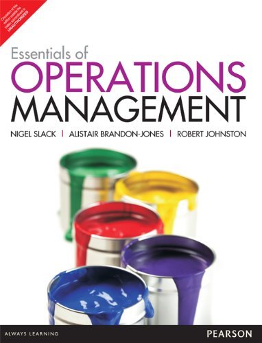 Essentials of Operations Management, 1/e book cover