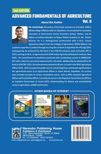 Advanced Fundamentals of Agriculture - Ashok Singh Malwa - Vol 1 and 2 - Combo Set of 2 Books - 2nd Edition - For 2026 Exams