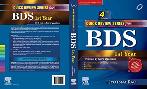 Quick Review Series for BDS 1st Year (Complimentary e0book with digital resources), 4e