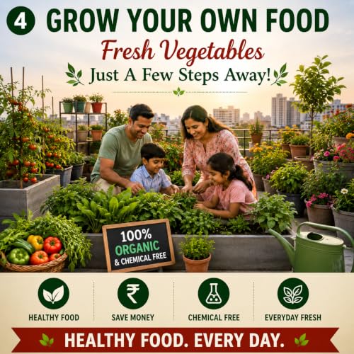 Terrace Gardening for Indian Homes: Complete Guide to Rooftop Gardening, Plants, Design & Care (Green Guru Knowledge Series)