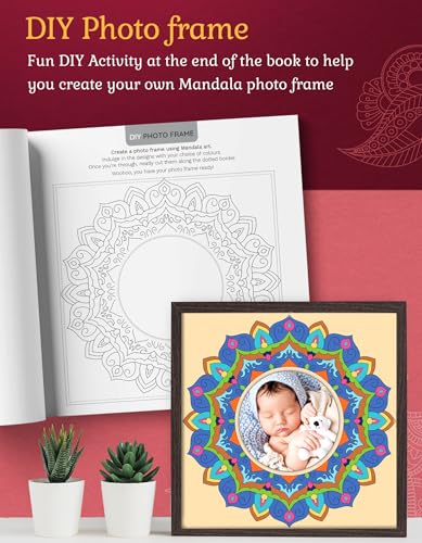 Mandala Colouring Book for Adults & Teens | Relieve Stress & Boost Creativity | 31 Bold & Easy Mandala Designs with DIY Activity Sheet | Coloring reference with QR code | Book 3