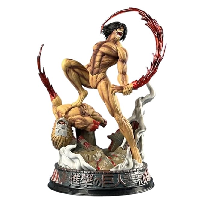 Attack on Titan Manga Box Set Volumes 1–21 + Eren Yeager Titan Form Action Figure 29cm | Anime Collector Combo