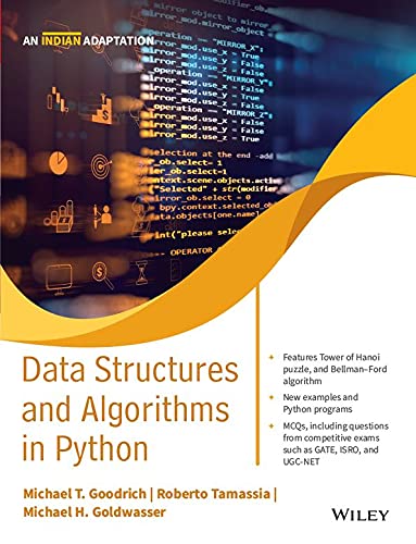 Data Structures and Algorithms in Python, An Indian Adaptation