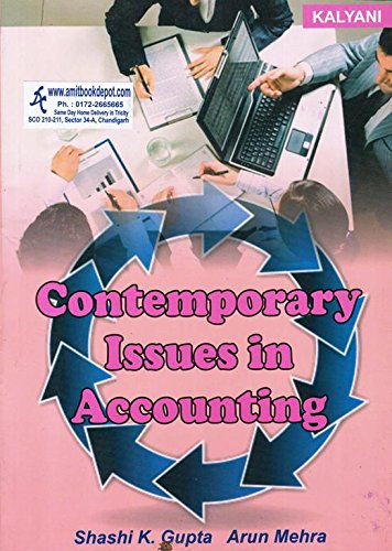 Contemporary Issues in Accounting B.Com (Hons.) 4th Sem. Pb. Uni. book cover