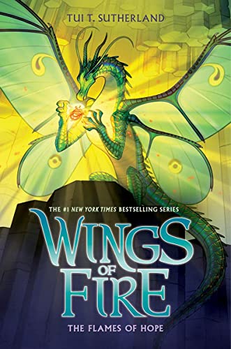 WINGS OF FIRE #15: THE FLAMES OF HOPE book cover