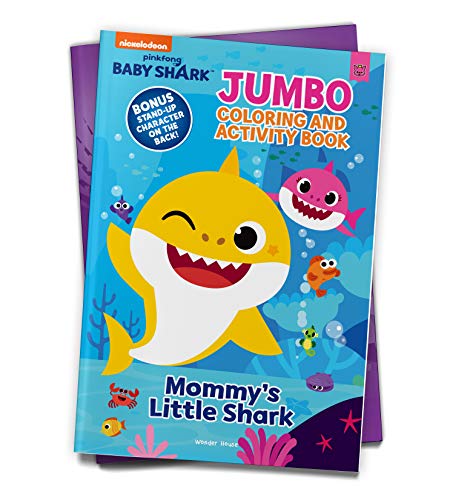 Pinkfong Baby Shark - Mommys Little Shark : Jumbo Coloring and Activity Book book cover