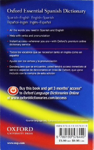 OXFORD ESSENTIAL SPANISH DICTIONARY 1E: PB