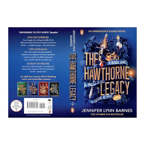 The Hawthorne Legacy: International YA Mystery Bestseller | Twisty Thriller of Family Secrets, Romance & Dangerous Puzzles in the Inheritance Games Series