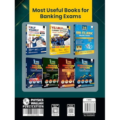 PW IBPS Clerk 27 Year-wise Prelims & Mains Previous Year Solved Papers Till Nov 2025 with 15 Online CBT Tests For Exam 2026-27 | 3750 PYQs | English Edition