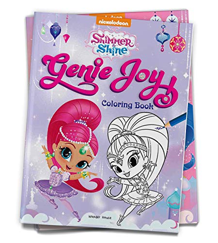 Genie Joy: Coloring Book for Kids (Shimmer & Shine) book cover