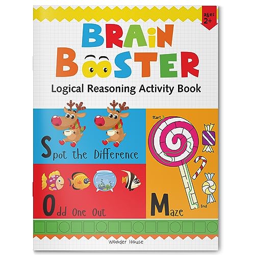Preschool Activity Book: Brain Booster - Logical Reasoning Activity Book For Kids book cover