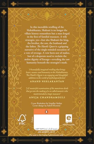 The Hawk's Quest: Indian Mythological Fiction, Mahabharata Retelling & Epic Fantasy Exploring the Untold Story of Shakuni