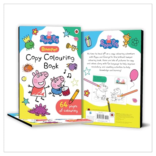 Peppa Pig: Bumper Copy Colouring Book - 64 Copy Colouring Activity Book