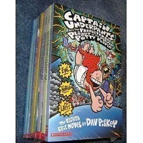 CAPTAIN UNDERPANTS BOX SET (Set of 10 Books) book cover