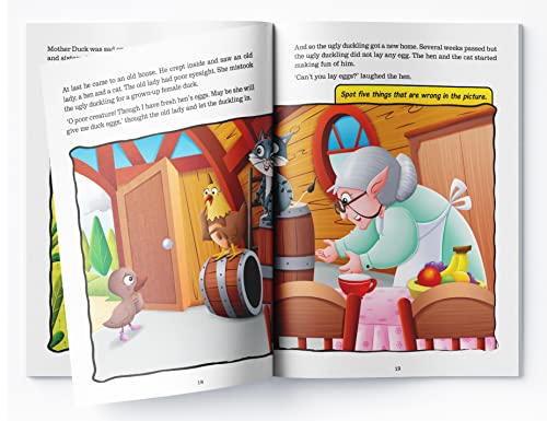 Fairy Tales Comprehension: The Ugly Duckling Classic Tale with Fun Reading Practice | Ages 5–8 | Develop Emotional Understanding & Literacy Skills