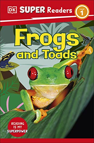 DK Super Readers Level 1 Frogs and Toads book cover
