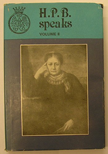 H.P.B. Speaks Volume-II book cover