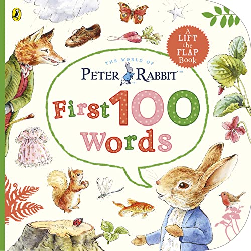 Peter Rabbit Peters First 100 Words book cover