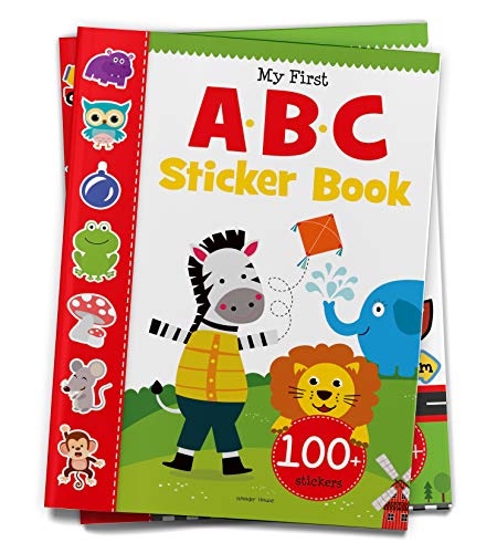 My First ABC Sticker Book: Exciting Sticker Book With 100 Stickers book cover