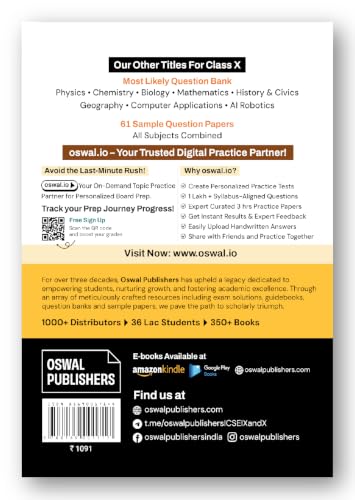 Gurukul by Oswal ICSE 10 Years Solved Papers (Bengali Included) Class 10 Exam 2027 | Yearwise Board Papers 2016–2026 | Physics, Chemistry, Maths, Biology, History & Civics, Geography, Eng I & II Etc.