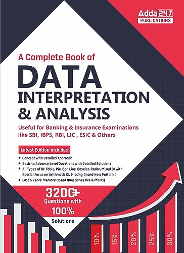 A Complete Book on Data Interpretation and Analysis for BANK PO | IBPS PO | RBI | SBI and other bank Exams (English Printed Second Edition)