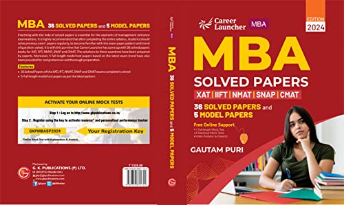 MBA 2023-24 : Solved Papers (XAT|IIFT|NMAT|SNAP|CMAT) by Gautam Puri