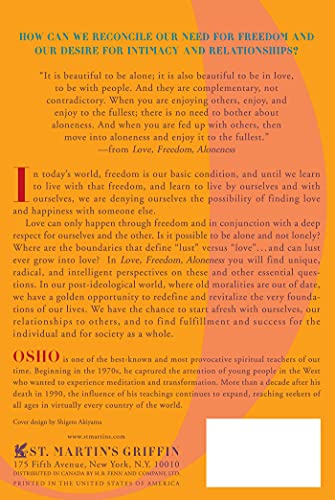 Love, Freedom and Aloneness