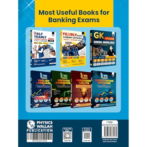 PW 24 SBI Clerk Prelims & Mains Previous Year Solved Papers (Till Nov 2025) with 15 Online CBT Tests For 2026 Exam | 3500 PYQ Questions | Fully Solved